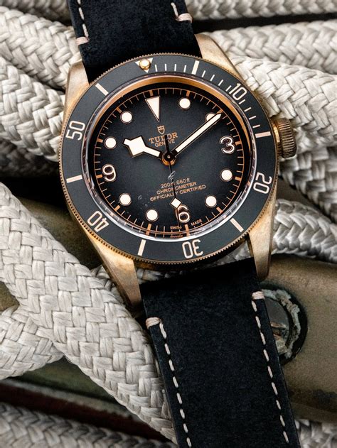 rolex tudor black bay bronze|tudor watch black bay bronze.